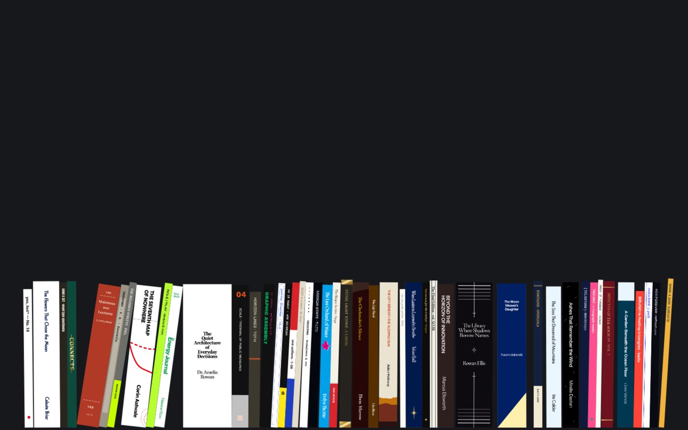 Library running with its demo content